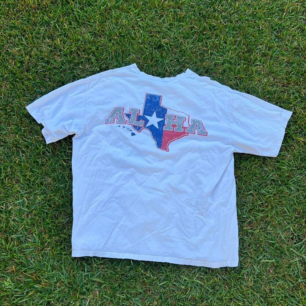 Crazy Shirts y2k texas aloha shirt tee mens size XL